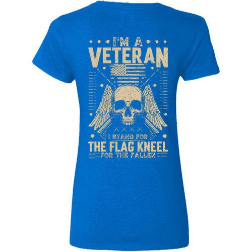 VETS - DESIGN #29 Ladies' V-Neck T-Shirt