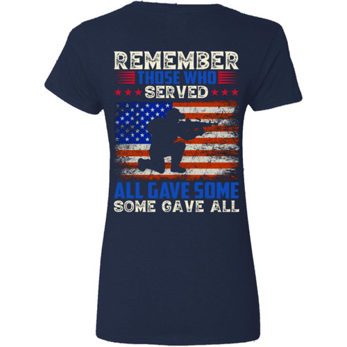 VETS - DESIGN #26 Ladies' V-Neck T-Shirt