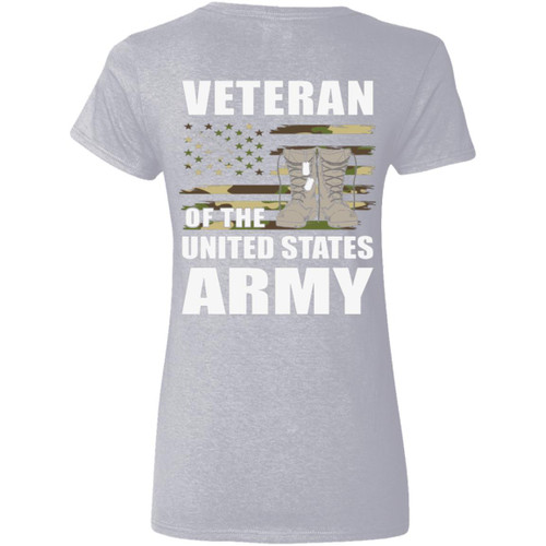 VETS - DESIGN #22 Ladies' V-Neck T-Shirt