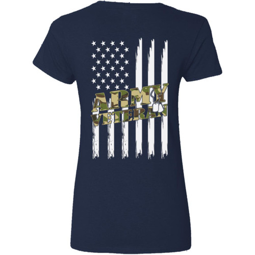 VETS - DESIGN #20 Ladies' V-Neck T-Shirt