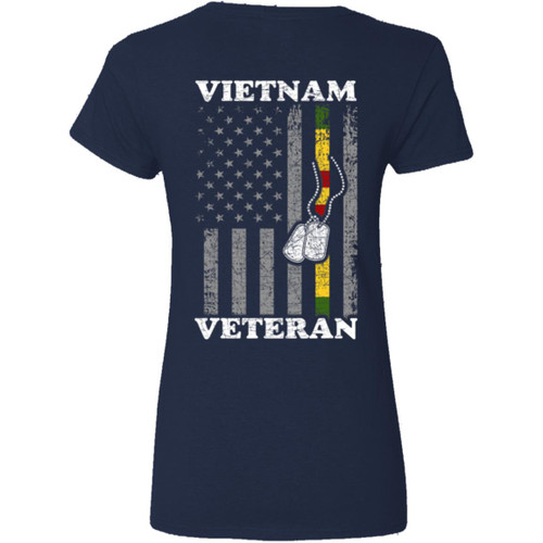 VETS - DESIGN #15 Ladies' V-Neck T-Shirt