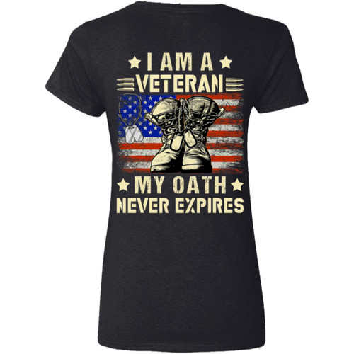 VETS - DESIGN #8 Ladies' V-Neck T-Shirt