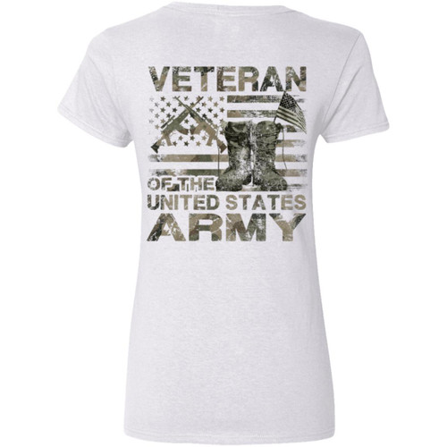 VETS - DESIGN #6 Ladies' V-Neck T-Shirt