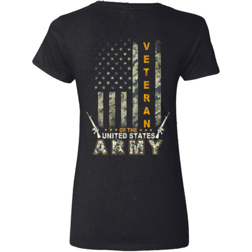 VETS - DESIGN #2 Ladies' V-Neck T-Shirt