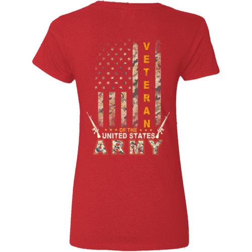 VETS - DESIGN #2 Ladies' V-Neck T-Shirt