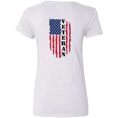 VETS - DESIGN #36 Ladies' V-Neck T-Shirt
