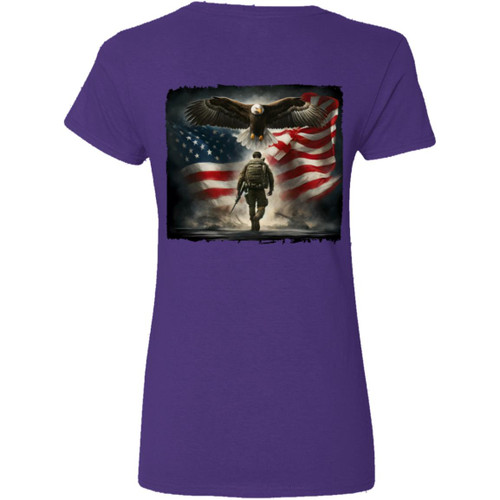 VETS - DESIGN #39 Ladies' V-Neck T-Shirt