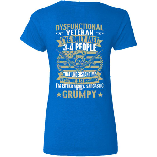 VETS - DESIGN #12 Ladies' V-Neck T-Shirt