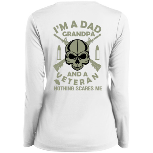 VETS - DESIGN #32 Ladies Long Sleeve V-Neck