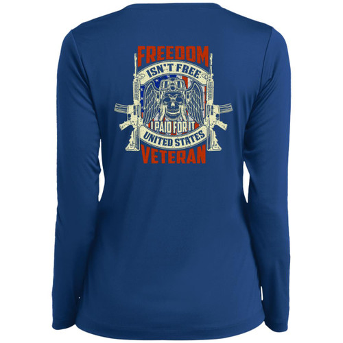 VETS - DESIGN #28 Ladies Long Sleeve V-Neck