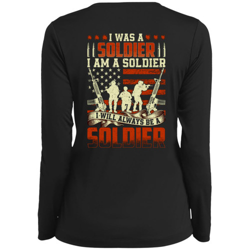 VETS - DESIGN #27 Ladies Long Sleeve V-Neck