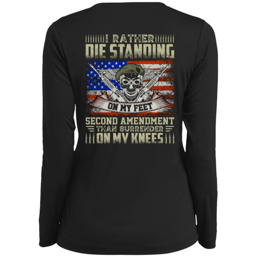 VETS - DESIGN #25 Ladies Long Sleeve V-Neck