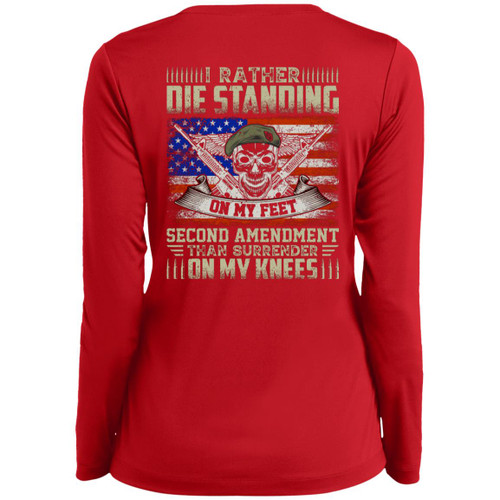 VETS - DESIGN #25 Ladies Long Sleeve V-Neck