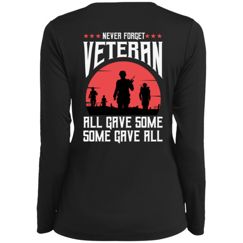 VETS - DESIGN #23 Ladies Long Sleeve V-Neck