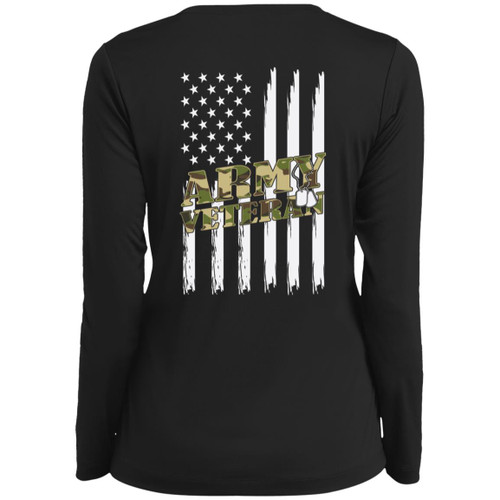 VETS - DESIGN #20 Ladies Long Sleeve V-Neck