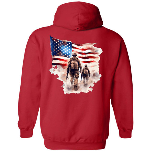 VETS - DESIGN #19 Zip Up Hooded Sweatshirt