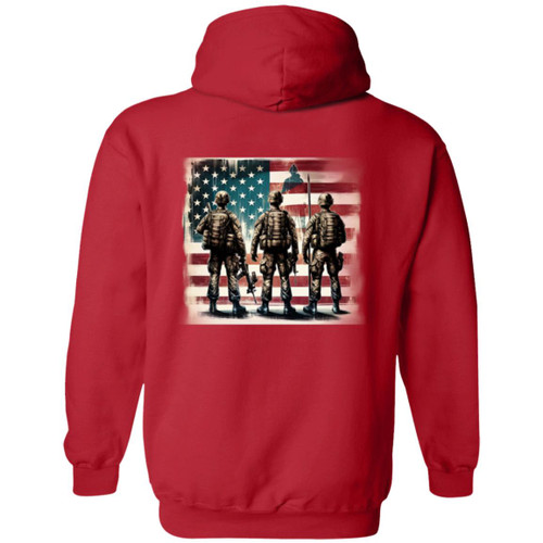 VETS - DESIGN #16 Zip Up Hooded Sweatshirt