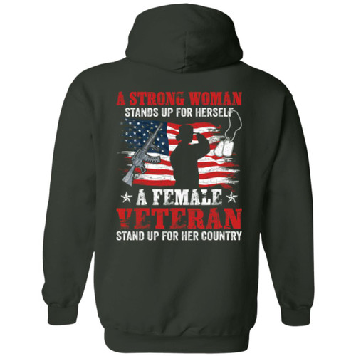 VET WOMEN  - DESIGN #40 Zip Up Hooded Sweatshirt