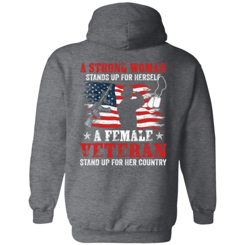 VET WOMEN  - DESIGN #40 Zip Up Hooded Sweatshirt