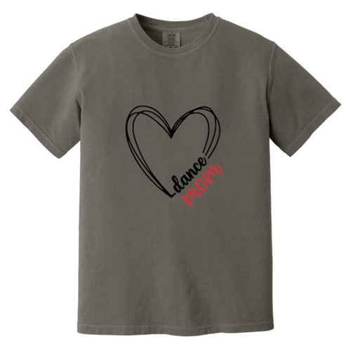 Dance Mom with Heart Heavyweight Garment-Dyed T-Shirt