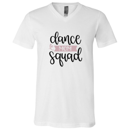 Dance Mom Squad - pink Short Sleeve V-Neck T-Shirt