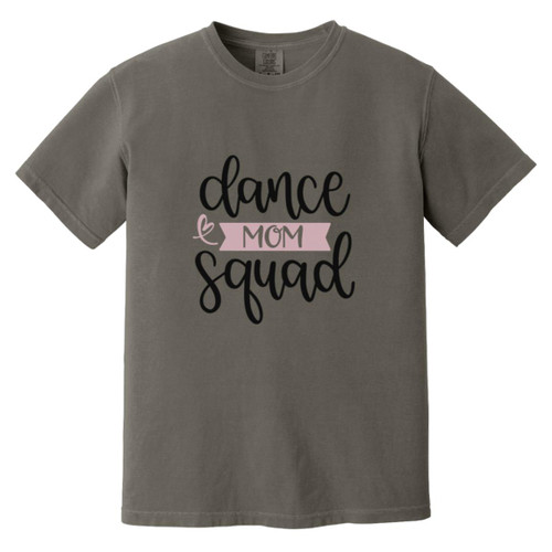 Dance Mom Squad - pink Heavyweight Garment-Dyed T-Shirt