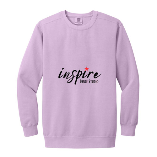 inspire Dance Studio Garment-Dyed Adult Crewneck Sweatshirt