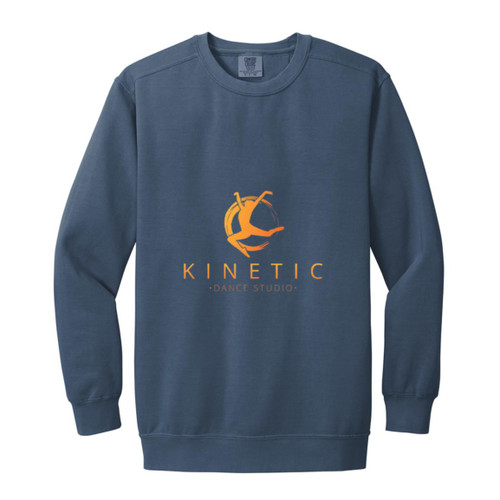Kinetic Dance Studio Garment-Dyed Adult Crewneck Sweatshirt