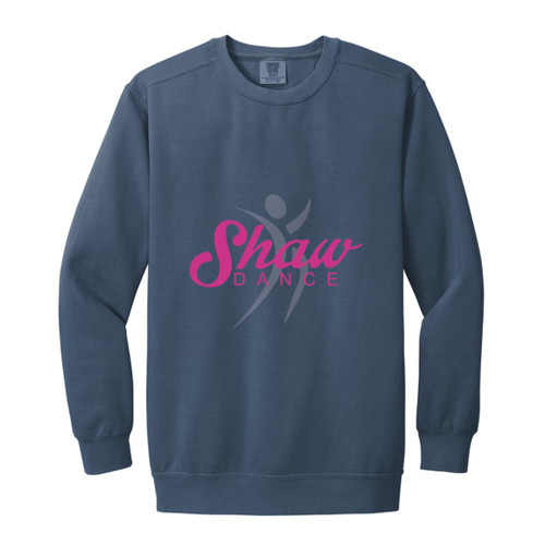 Shaw Dance Garment-Dyed Adult Crewneck Sweatshirt