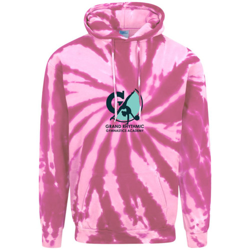 Grand Rhythmic Gymnastics Academy Adult Tie-Dye Pullover Hoodie