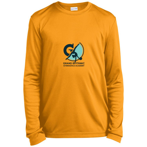 Grand Rhythmic Gymnastics Academy Youth Long Sleeve Performance Tee