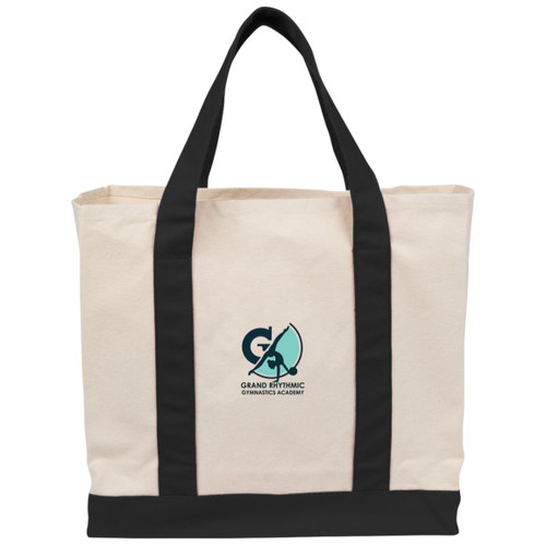 Grand Rhythmic Gymnastics Academy Cotton Canvas Two-Tone Tote