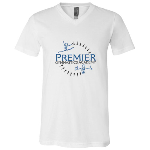 Premier gymnastics Academy Short Sleeve V-Neck T-Shirt