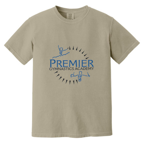 Premier gymnastics Academy Heavyweight Garment-Dyed T-Shirt