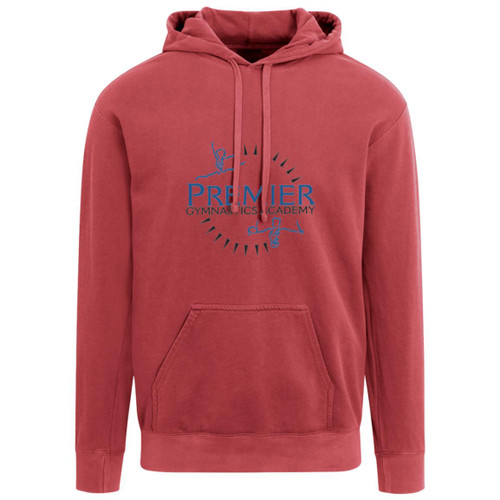 Premier gymnastics Academy Garment-Dyed Adult Hoodie