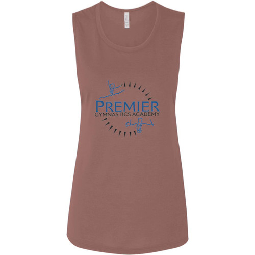 Premier gymnastics Academy Ladies' Flowy Muscle Tank