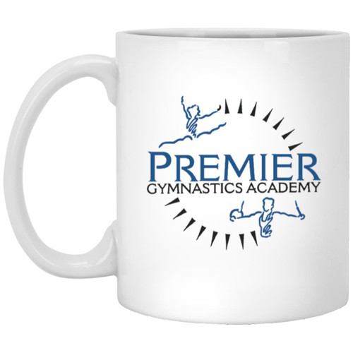 Premier gymnastics Academy 11oz White Mug