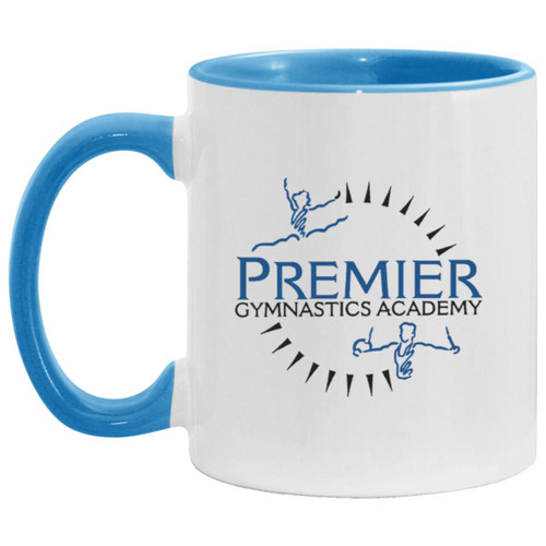 Premier gymnastics Academy 11oz Accent Mug
