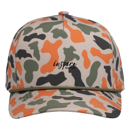 inspire Dance Studio Duck Camo 5-Panel Trucker Cap