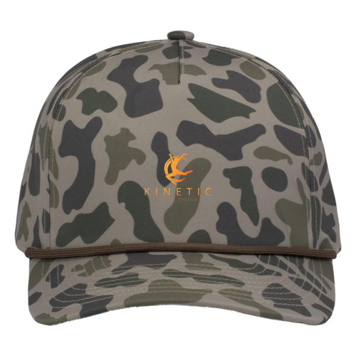Kinetic Dance Studio Duck Camo 5-Panel Trucker Cap