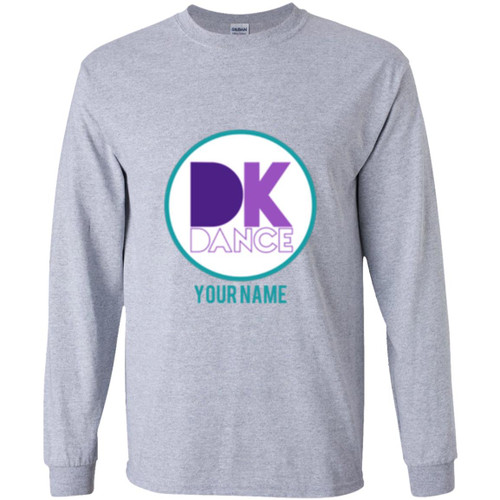 Personalized DK Dance Youth Long Sleeve T-Shirt