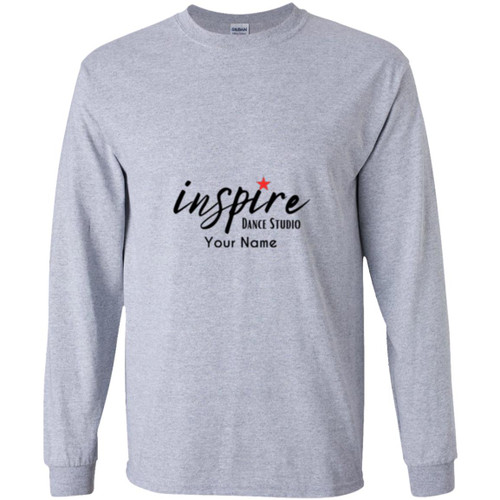 Personalized inspire Dance Studio Youth Long Sleeve T-Shirt