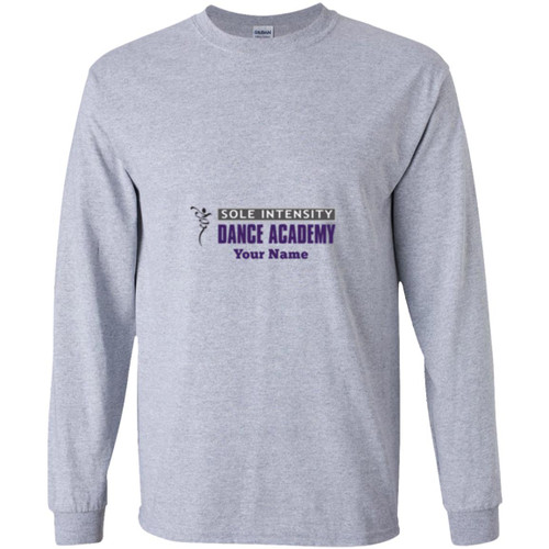Personalized Sole Intensity Dance Academy Youth Long Sleeve T-Shirt