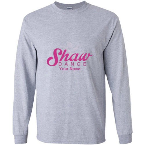 Personalized Shaw Dance Youth Long Sleeve T-Shirt
