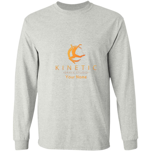 Personalized Kinetic Dance Studio Long Sleeve T-Shirt