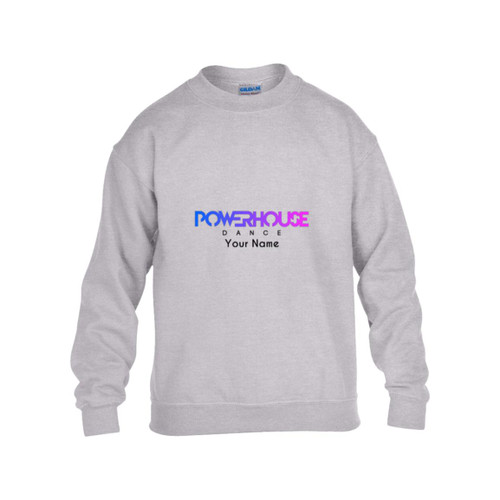 Personalized Power House Dance Youth Heavy Blend Fleece Crew