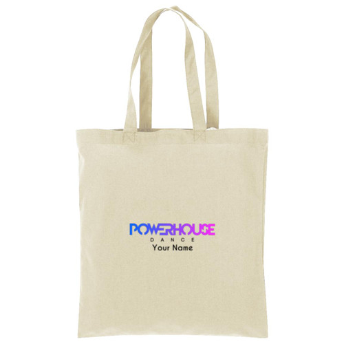 Personalized Power House Dance Cotton Tote
