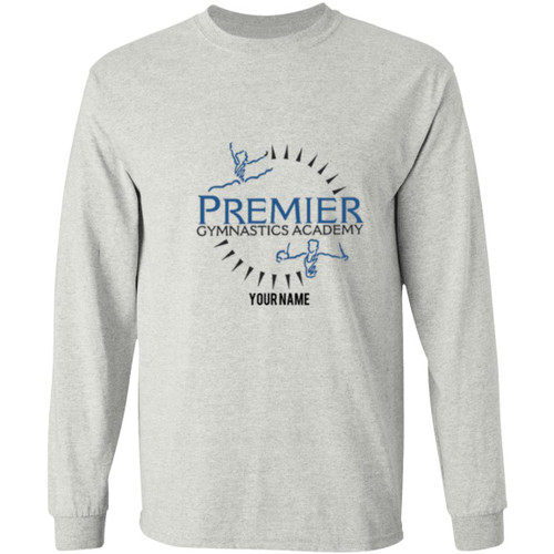 Personalized Premier gymnastics Academy Long Sleeve T-Shirt