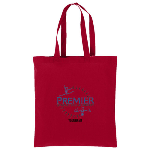 Personalized Premier gymnastics Academy Cotton Tote