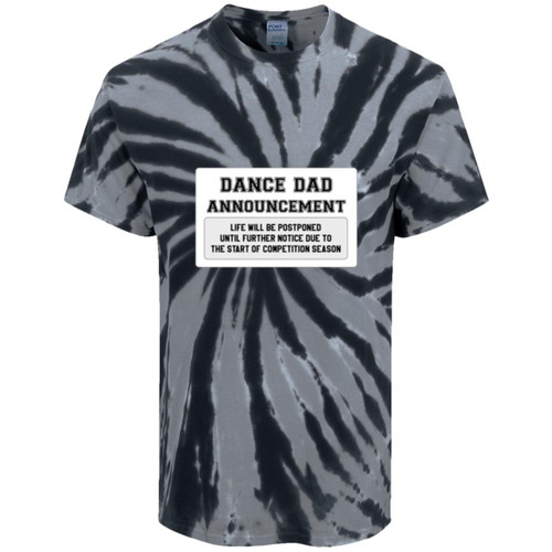 Dance Dad Announcement Tie-Dye Tee